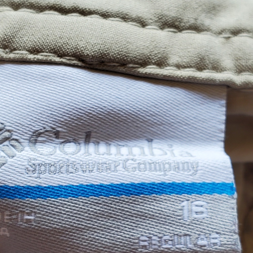 Columbia Tan Nylon Cargo Hiking Pants Womens 16 Regular Khaki Outdoor Travel - Picture 3 of 9